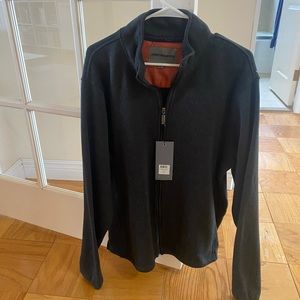 NWT-Never Worn-men’s Johnston & Murphy zip fleece jacket